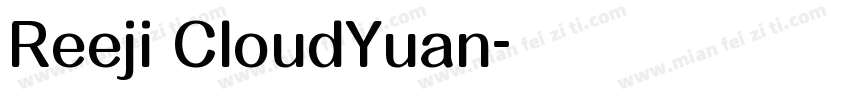 Reeji CloudYuan字体转换